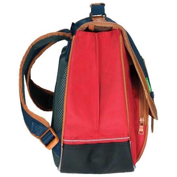 Tann's - Cartable 38 cm - Les Bicolores Arthur - Bleu / Rouge