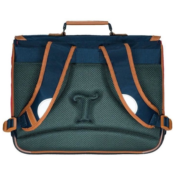 Tann's - Cartable 38 cm - Les Bicolores Arthur - Bleu / Rouge