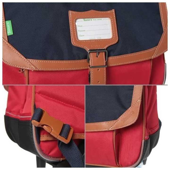 Tann's - Trolley 38 cm - Les Bicolores Arthur - Bleu / Rouge