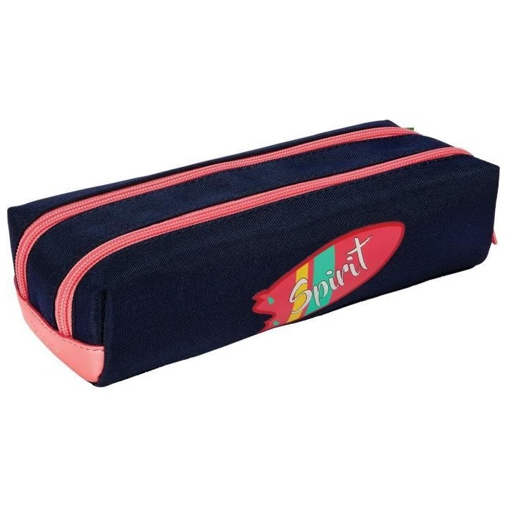 TANN'S Trousse Double Patch Amy Bleu Marine Enfant