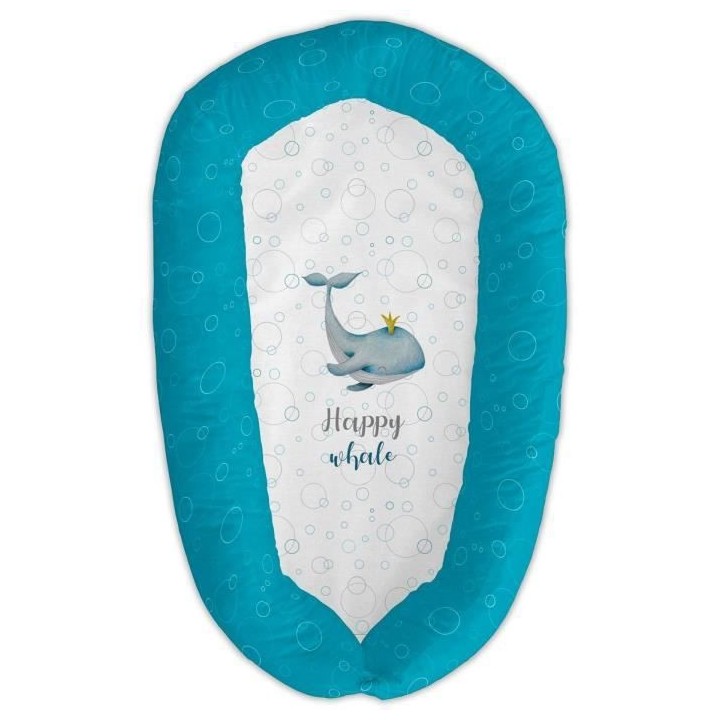 TANUKI Happy Whale Coussin cale bébé -