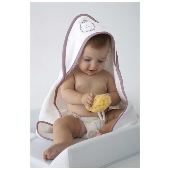 TANUKI - Sortie de bain DULCES SUEÑOS 100x100 cm - 100% Coton - Avec