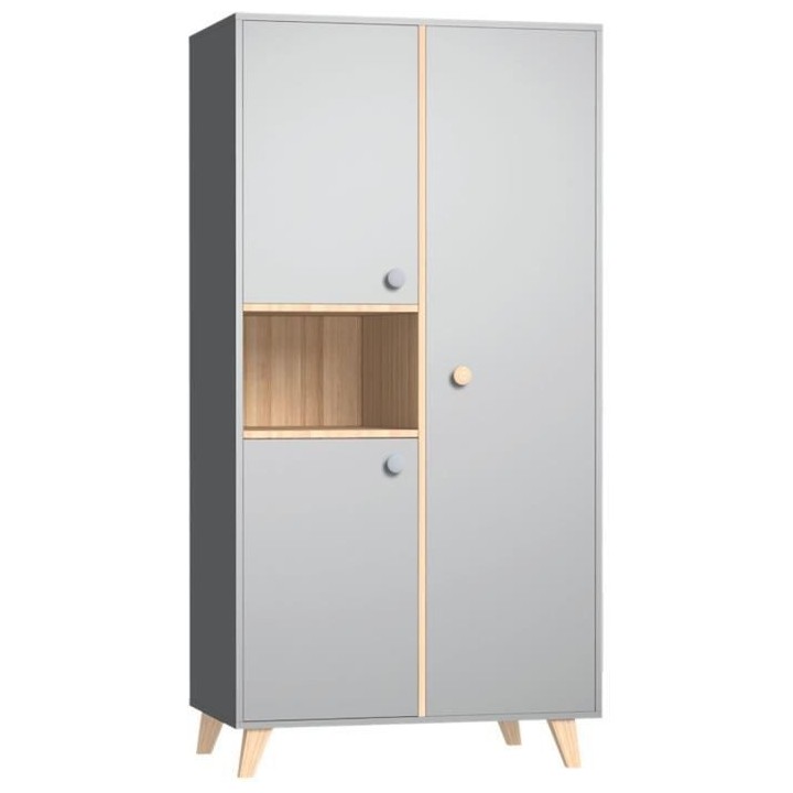 TANUKI Chambre bébé Trio Dream - Lit + Commode a langer + Armoire -