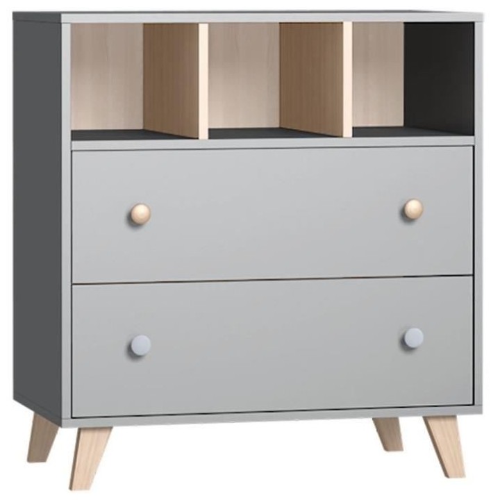 TANUKI Chambre bébé Trio Dream - Lit + Commode a langer + Armoire -