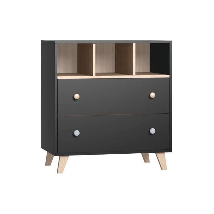 TANUKI Chambre bébé Trio Dream - Lit + Commode a langer + Armoire -