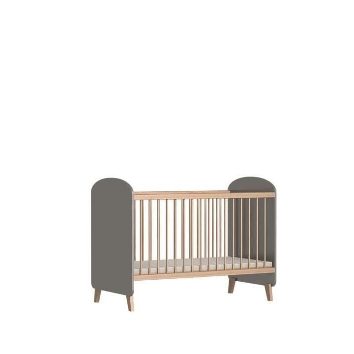 TANUKI Chambre bébé Duo Dream - Lit + Commode a langer - Réglable 3