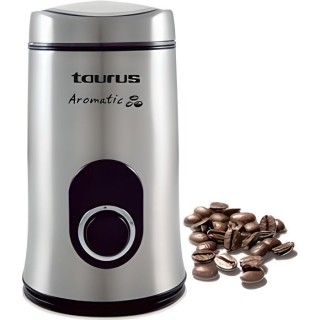 TAURUS 908503 Moulin a café électrique Aromatic 150 - Inox