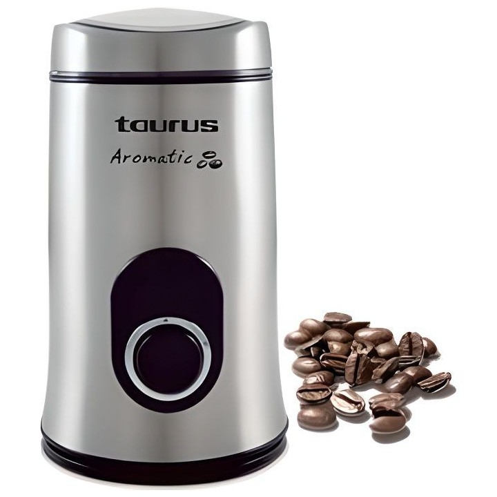 TAURUS 908503 Moulin a café électrique Aromatic 150 - Inox