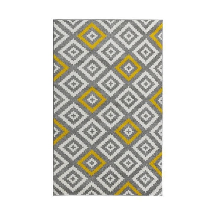 NAZAR TAVLA Tapis de salon moderne - 120 x 160 cm - 100% polypropylene