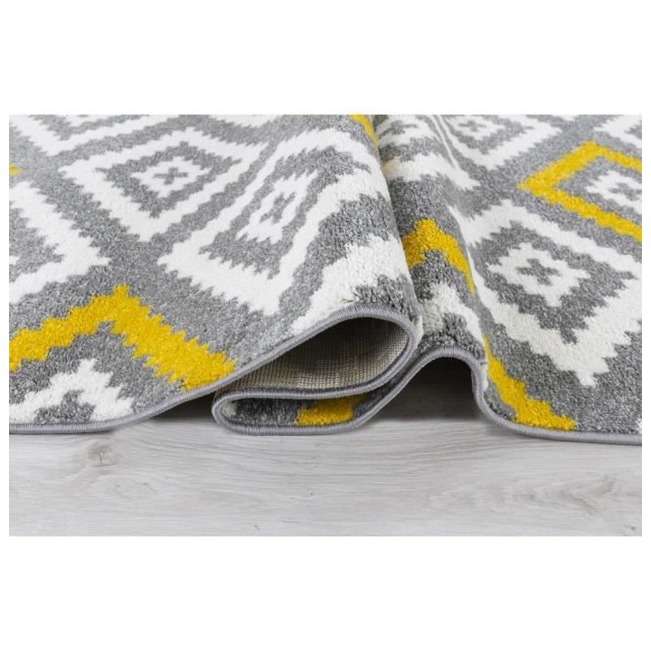 NAZAR TAVLA Tapis de salon moderne - 120 x 160 cm - 100% polypropylene