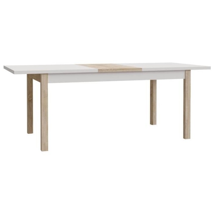 Table a manger extensible HOYVIK - 160,4 - 207 cm - Allonge se rangean