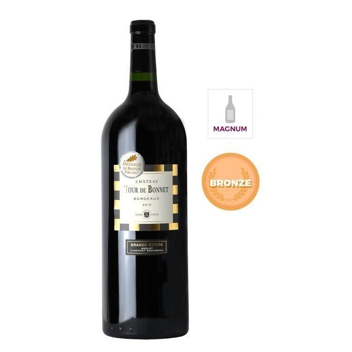 Magnum Château Tour de Bonnet 2016 Grande Cuvée Bordeaux - Vin Rouge