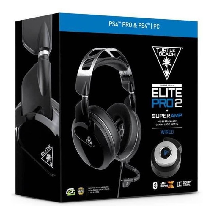 TURTLE BEACH Casque Gaming Elite Pro 2 + SuperAmp pour PS4 - TBS-2095-