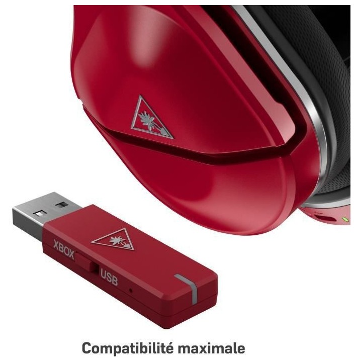 Casque Gaming - TURTLE BEACH - Stealth 600 Max - 2e Gen - Midnight Red