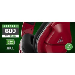 Casque Gaming - TURTLE BEACH - Stealth 600 Max - 2e Gen - Midnight Red - Rouge - Multiplateforme (TBS-2368-02)