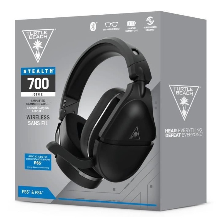TURTLE BEACH Casque Gaming Stealth 700P GEN2 - TBS-3780-02 - PlayStati