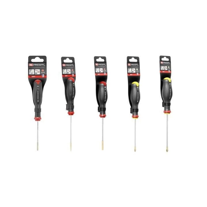 Caisse a outils FACOM + 20 outils - 5 Tournevis Protwist + 9 Clés mâ