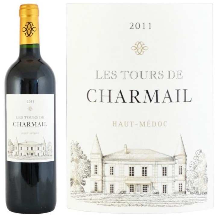 Les Tours de Charmail 2011 Haut-Médoc - Vin rouge de Bordeaux