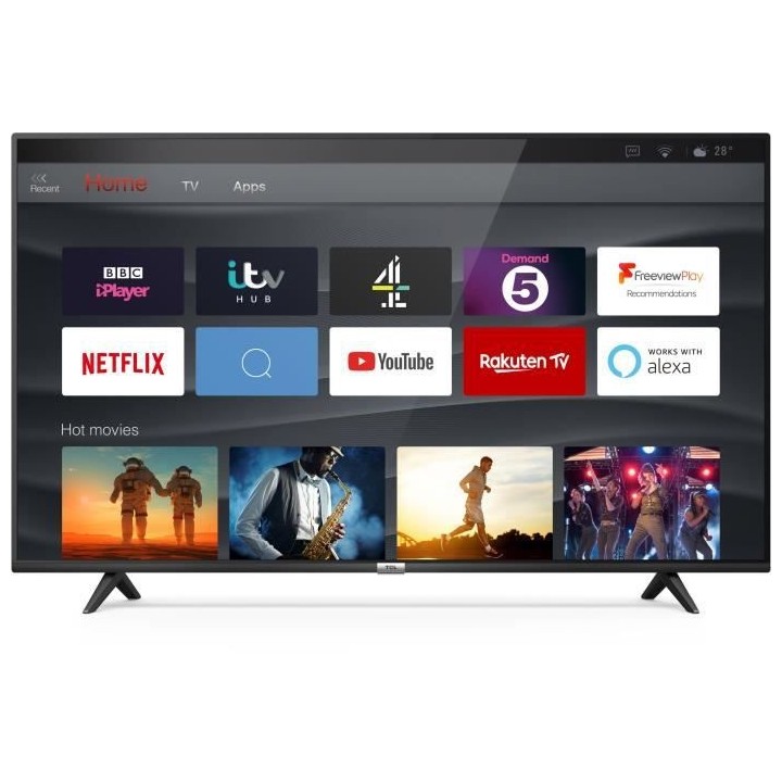 TCL 55P610 - TV LED UHD 4K 55 (139 cm) - Smart TV - Dolby Digital Plus