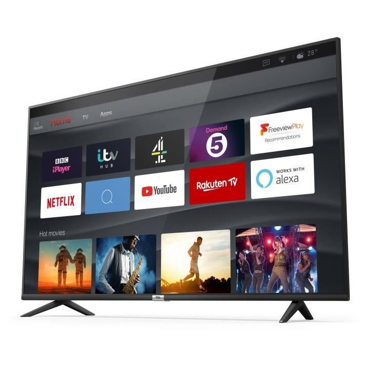 TCL 55P610 - TV LED UHD 4K 55 (139 cm) - Smart TV - Dolby Digital Plus