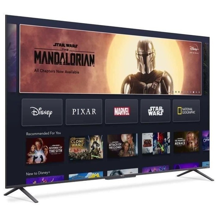 TCL TV 50C721 - TV QLED UHD 4K - 50 (127cm) - Dolby Vision - Android T