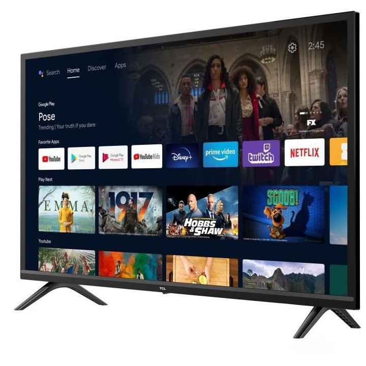 TCL 32A5000 - TV LED HD 32 (80 cm) - Android TV - Dolby Audio - 2 x HD
