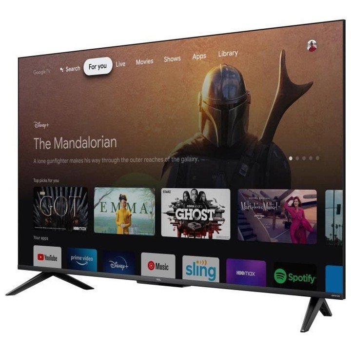 TV QLED TCL 43QLED760 43'' (109cm) - 4K UHD - Smart TV Google - Dolby