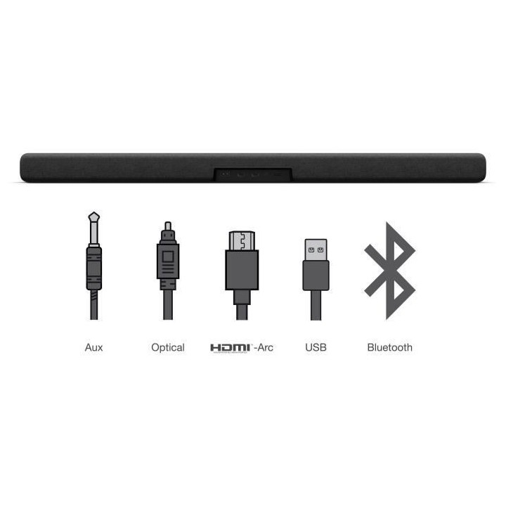 TCL TS8132 Barre de son avec caisson de basses sans fil - Dolby Atmos