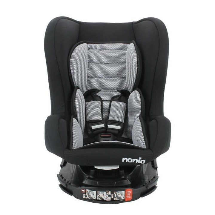 Nania Siege auto pivotant Revo groupe 0/1 (0-18kg) - hatrix gris