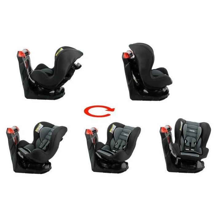 Nania Siege auto pivotant Revo groupe 0/1 (0-18kg) - hatrix gris