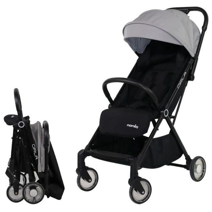 NANIA Poussette ultra compacte Orla - 0-36 mois - Jusqu'a 15kg - Dossi