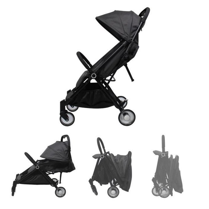 NANIA Poussette ultra compacte Orla - 0-36 mois - Jusqu'a 15kg - Dossi