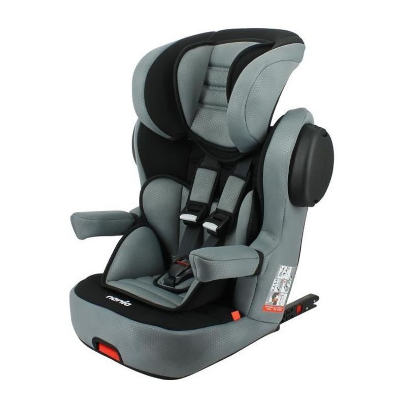 Nania Siege auto isofix IMAX groupe 1/2/3 (9-36kg) protection latérale SPS - Gris luxe