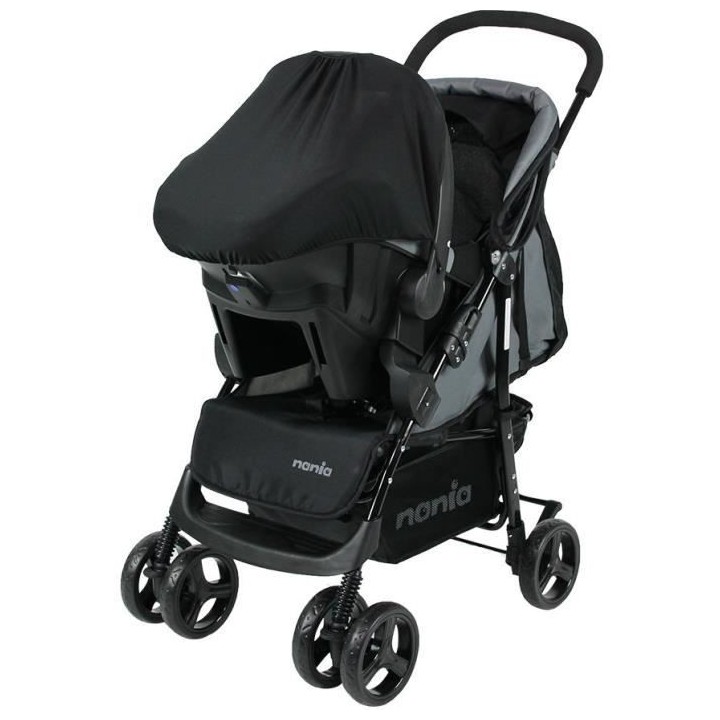NANIA Poussette combinée Texas - Siege auto BEONE groupe 0+ - 0-36 mo