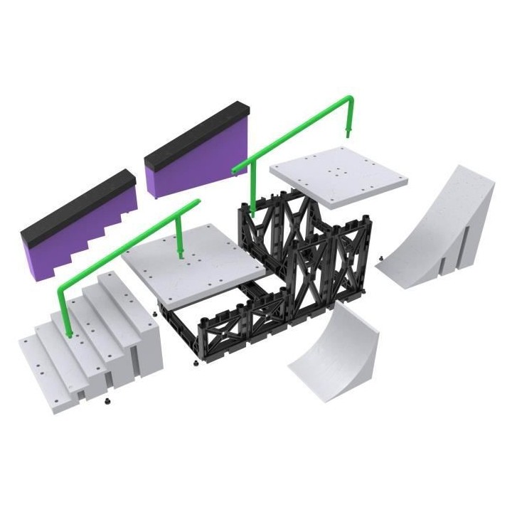 Finger Skate - Tech Deck Skatepark Nyjah Huston - 6060504 - Reproducti