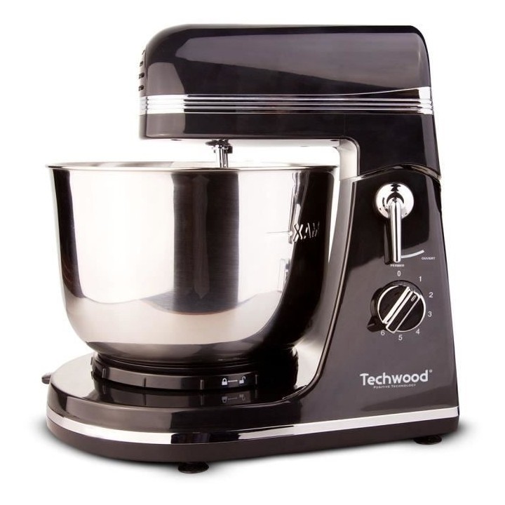 TECHWOOD TMB-366 Robot Pâtissier - 300W - Bol inox d'une capacité de