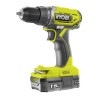 RYOBI Pack Perceuse-visseuse sans fil 18V ONE+ avec une batterie 1,5 Ah et un chargeur 1,5 A