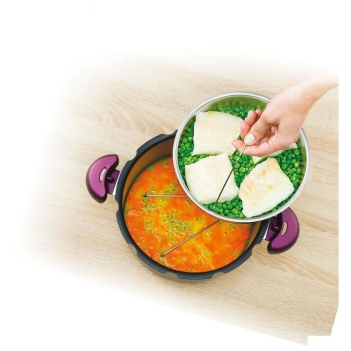 SEB P4624900 Autocuiseur Cocotte-minute CLIPSO MINUT PERFECT - 9L - To