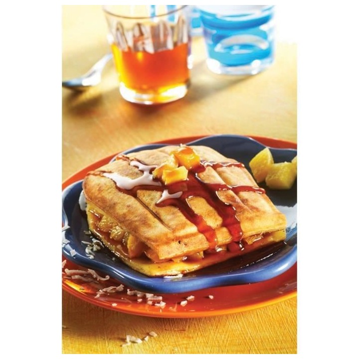 TEFAL Accessoires XA800112 Lot de 2 plaques Croque Monsieur Snack Coll