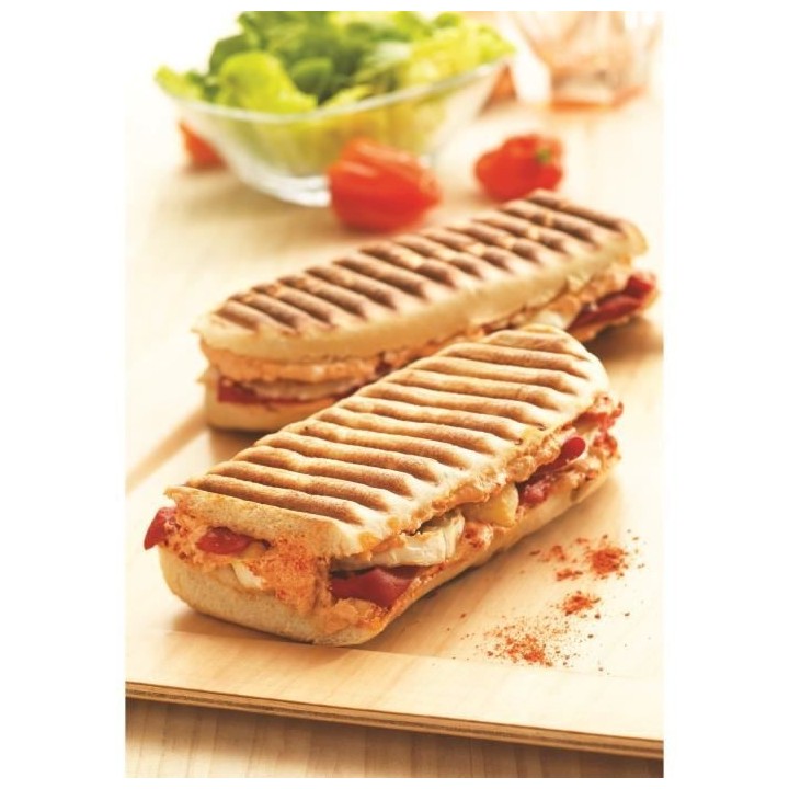 TEFAL Lot de 2 Plaques Grill Panini - Snack Collection - XA800312