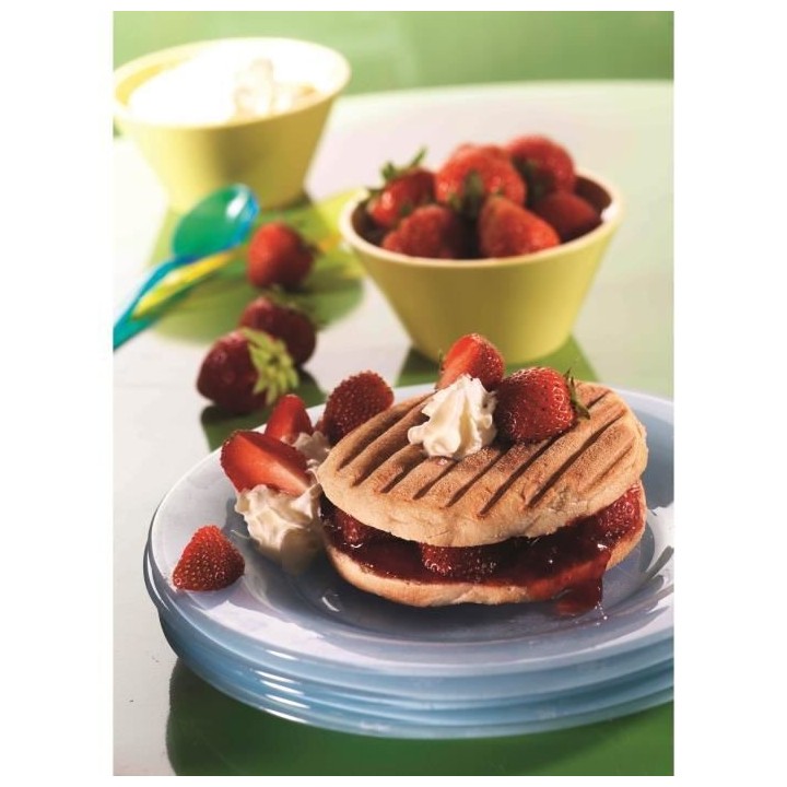 TEFAL Lot de 2 Plaques Grill Panini - Snack Collection - XA800312