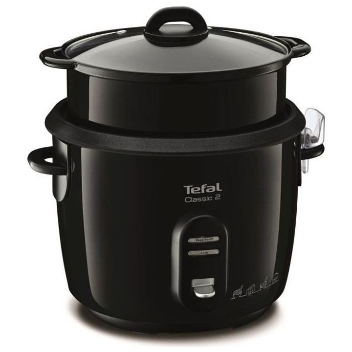 TEFAL RK103811 Classic 2 Cuiseur a riz, 1,5 kg de riz, Cuisson simulta