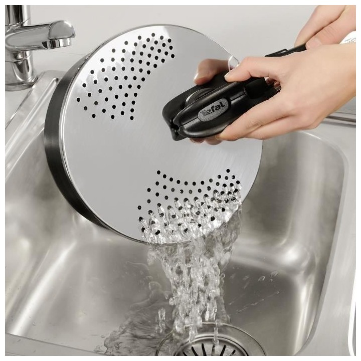 TEFAL INGENIO Couvercle Egouttoir L9939422 14-16-18-20cm blanc