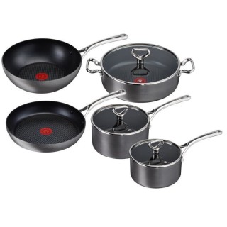 TEFAL H903S546 Reserve Collection Set de 5 pieces, Sauteuse, Poele, Po