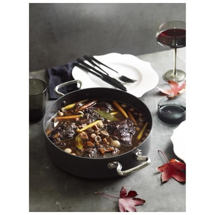 TEFAL H903S546 Reserve Collection Set de 5 pieces, Sauteuse, Poele, Po