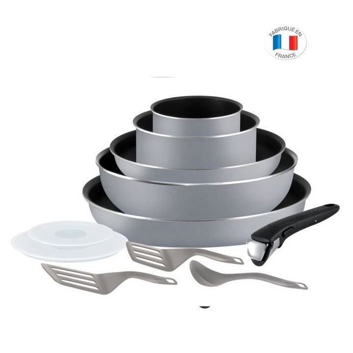TEFAL L2149902 Ingenio Essential Batterie de cuisine 11 p, Tous feux s
