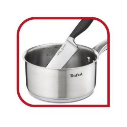 TEFAL L9252944 Ingenio Preference Casserole 18 cm (2,1 L), Inox, Non revetue, Induction, Four, Poignée amovible vendue séparé