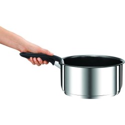 TEFAL L9408702 Set de 2 casseroles Ingenio Preference + poignées amovible - Inox induction