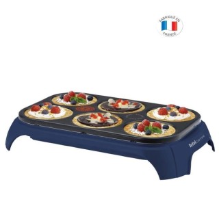 TEFAL PY559401 Crep'Party Colormania Crepier, 6 mini crepes, Fonction