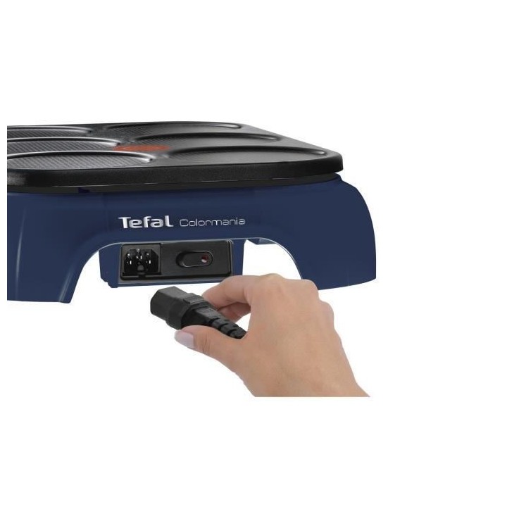 TEFAL PY559401 Crep'Party Colormania Crepier, 6 mini crepes, Fonction